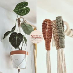 Suspension pour plante - Terracotta