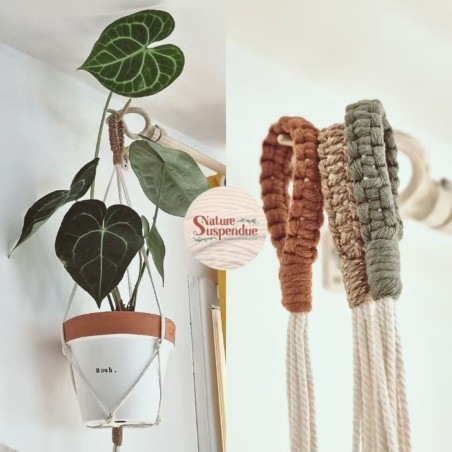 Suspension pour plante - Vert Sauge