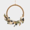 Couronne de fleurs séchées 25 cm DIY