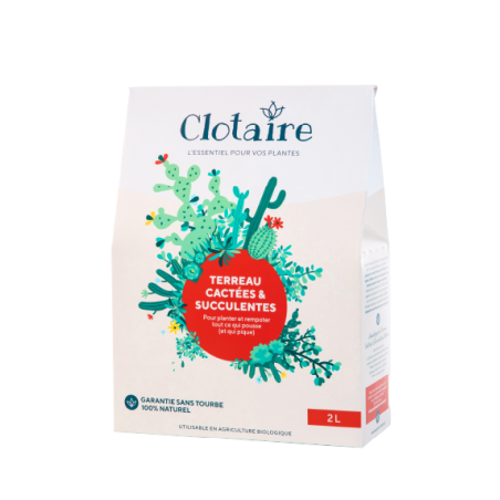 Terreau cactées & succulentes 2L Terreau cactées & succulentes 2L