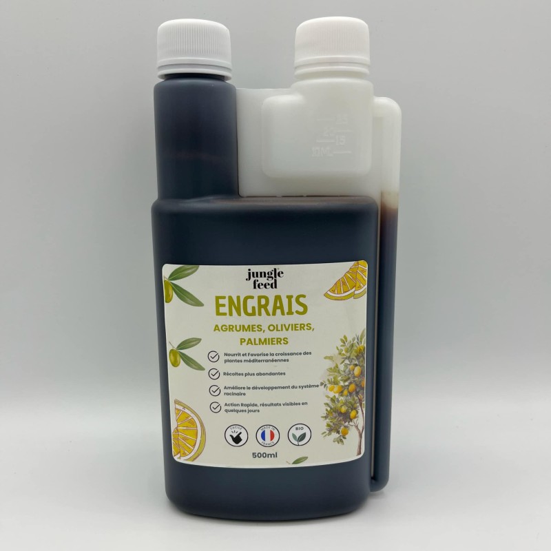 Engrais bio plantes méditerranéennes – agrumes, oliviers et palmiers - 500 ml